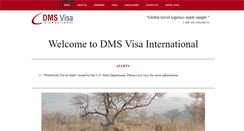 Desktop Screenshot of dmsvisainternational.com